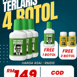 Combo 4 Botol + Percuma Makjun 2 Botol (Terlaris)